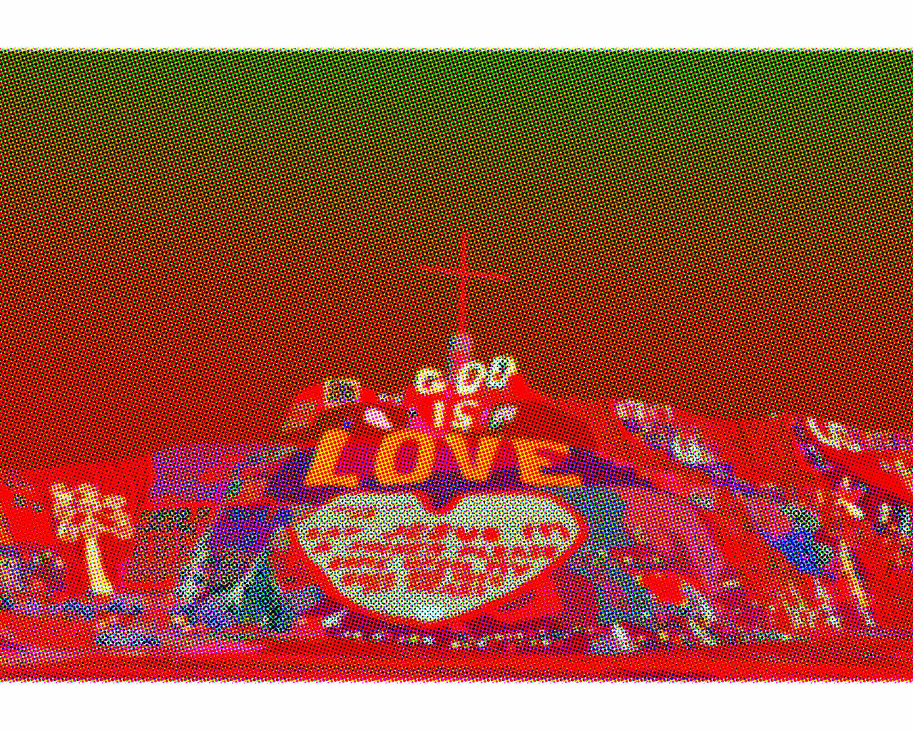 Salvation mtn halftone