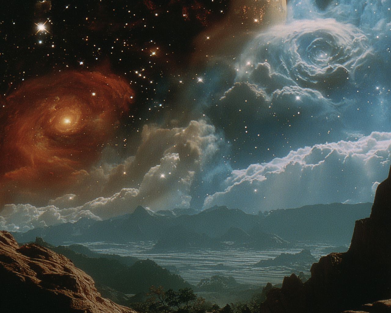 U4592745824 A stunning analog style collage blending galactic 9ed519cb f242 4539 8ee0 c35c0d8ddff9 3