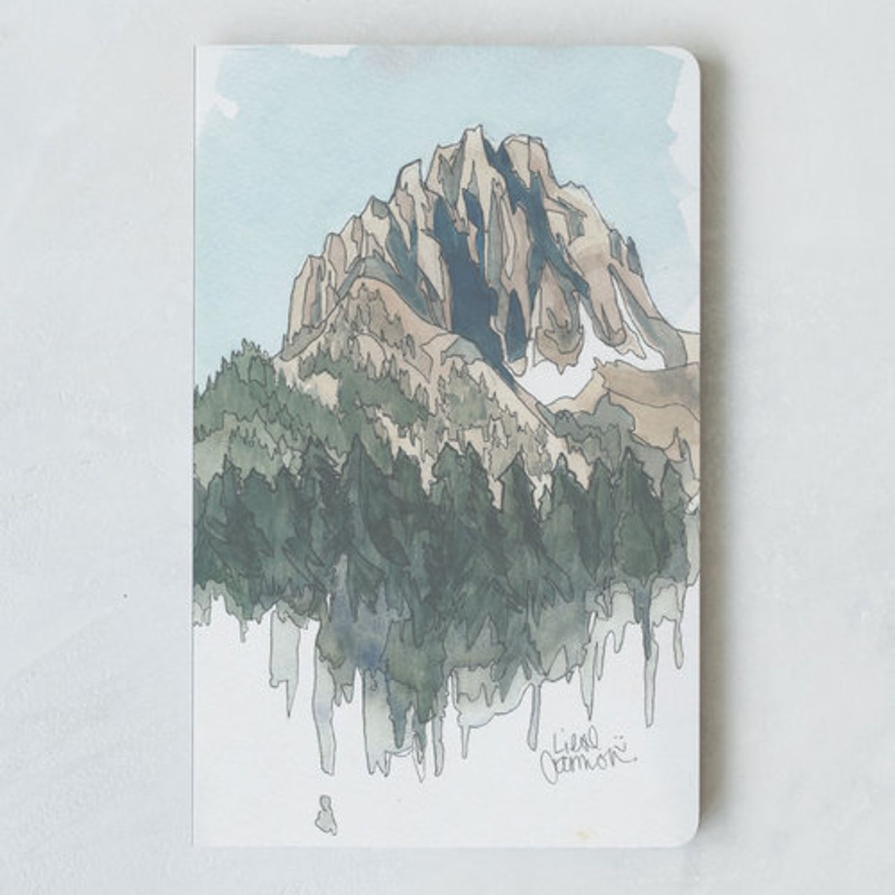 Denik Lfc310 Drawing Mountains Front Cover