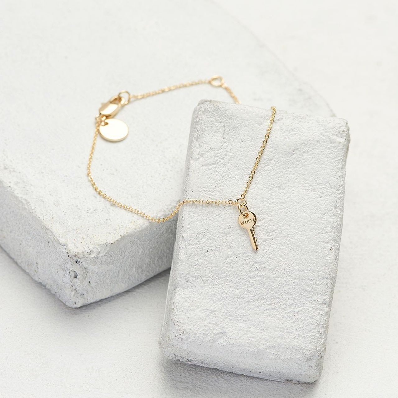 Gk Believe Gold Mini Key Bracelets 002