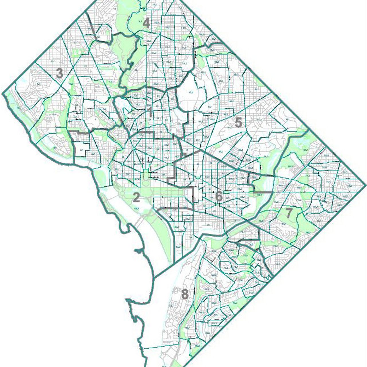 Hbp Dc Ward Map