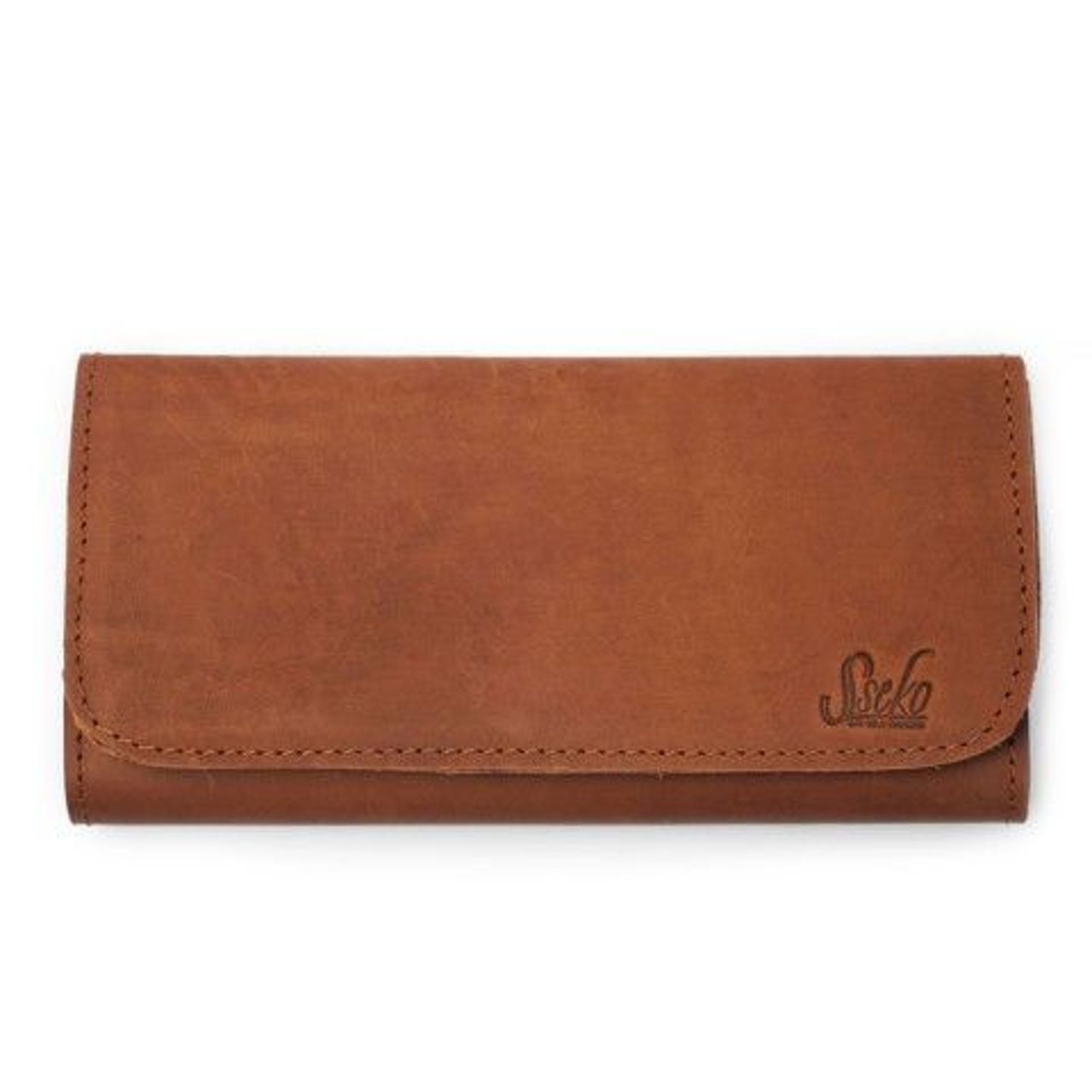 Sseko Caramel Travel Wallet