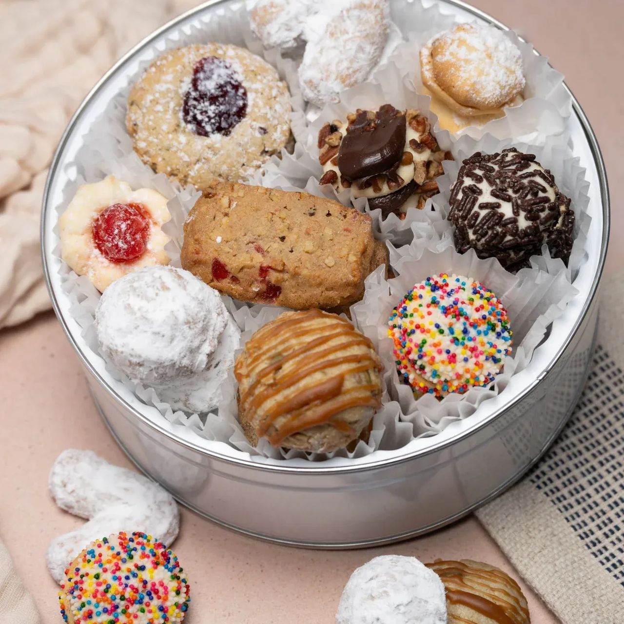 Butter Cookie Assortment Lifestyle Image