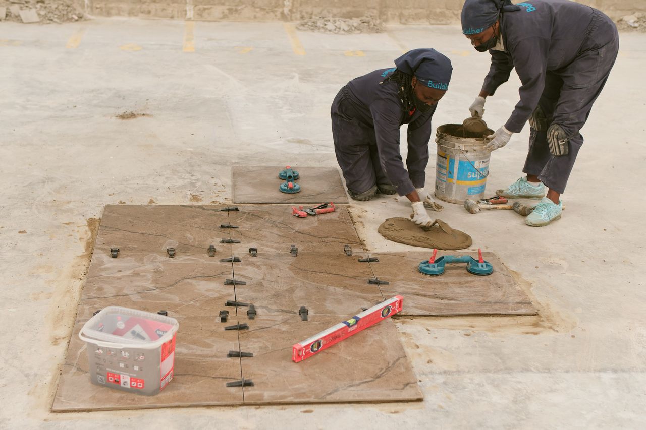 20 Tiling Process Demonstration 4